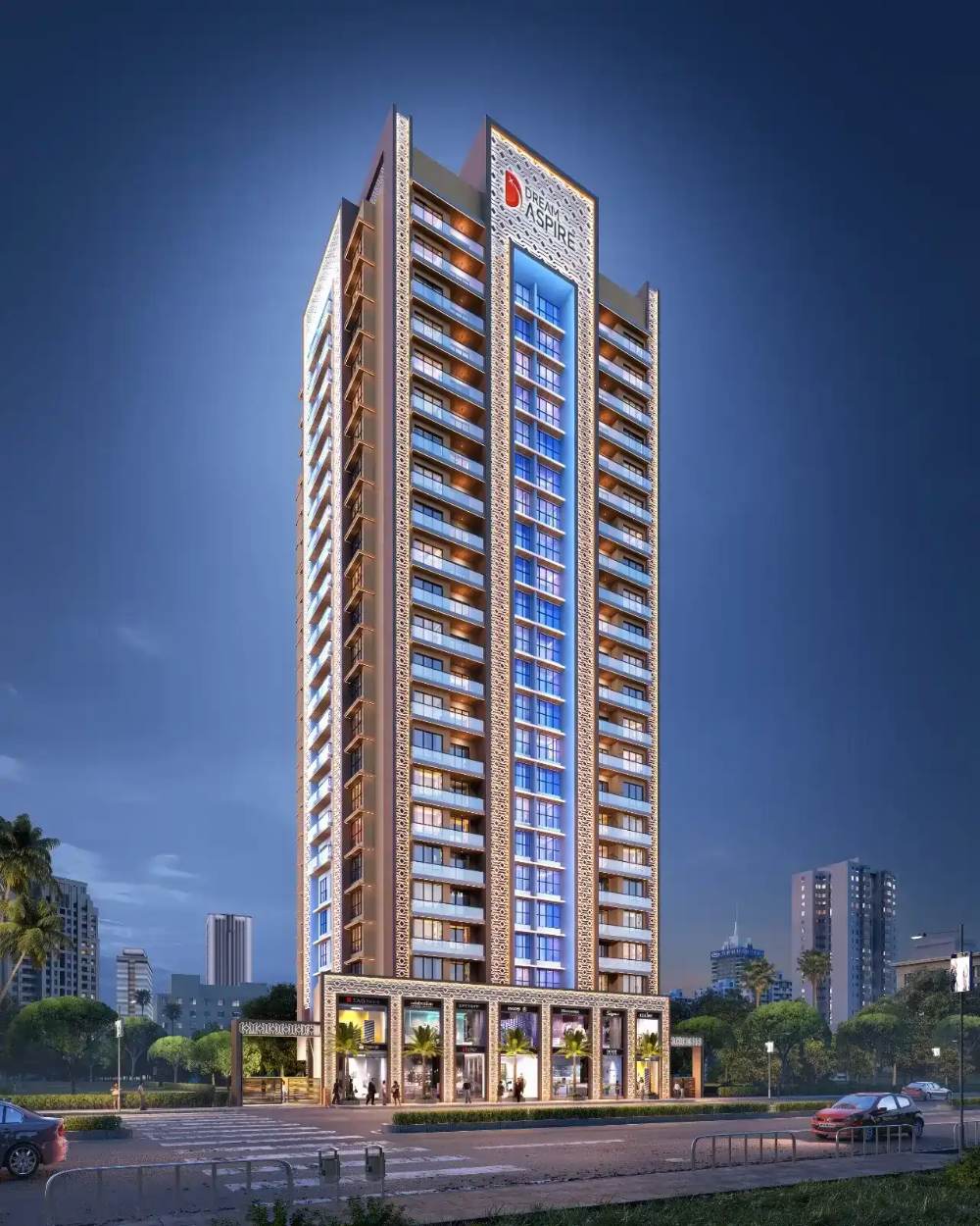 Dream Aspire tower elevation